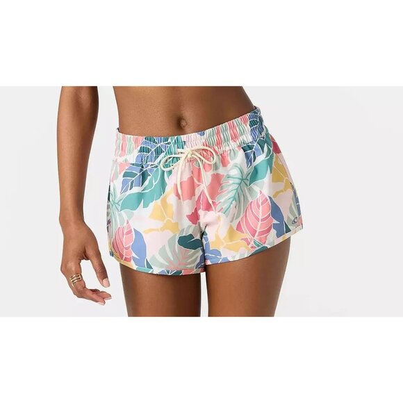 O'NEILL WOMENS SALTWATER ESSENTIALS BALBOA PRINTED 2" ELASTIC BOARDSHORTS Small - Picture 8 of 9